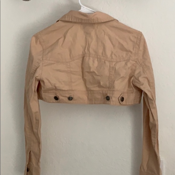 Cropped khaki jacket - Picture 3 of 3